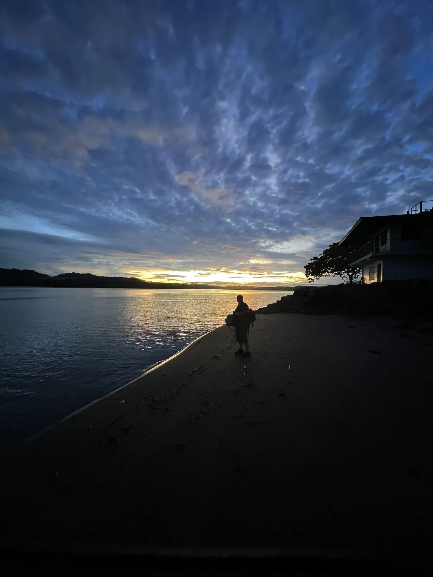 Beach and ocean at Playa Zancudo, Costa Rica